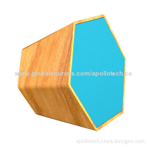 mini High-quality Wooden Bluetooth Speaker, Wooden Material, 5V DC, 500mA Input, Measures 70 x 70